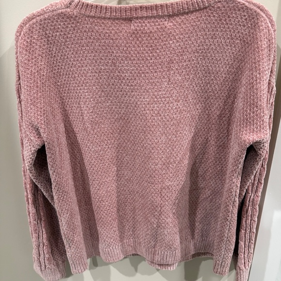 Pink Rose Crewneck Sweater - Picture 2 of 2